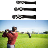 Maxbell 3PCS Knitted Golf Driver Fairway Wood Head Cover Long Neck UT Club Headcover