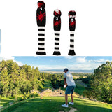 Maxbell 3x Knit Golf Driver Fairway Wood Head Covers Long Neck UT Club Headcover