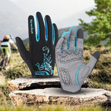 Maxbell Bicycle Gloves Non Slip Breathable Lightweight for Driving Cycling M Blue