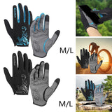 Maxbell Bicycle Gloves Non Slip Breathable Lightweight for Driving Cycling M Blue