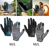 Maxbell Bicycle Gloves Non Slip Breathable Lightweight for Driving Cycling M Blue