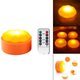 Maxbell Remote Control LED Light Pumpkin Lamp Battery Tap Mode Decorative Portable 1 Pc