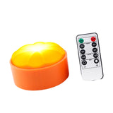 Maxbell Remote Control LED Light Pumpkin Lamp Battery Tap Mode Decorative Portable 1 Pc