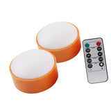 Maxbell Remote Control LED Light Pumpkin Lamp Battery Tap Mode Decorative Portable 2 Pcs