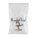 Maxbell Bird Tree Branch Jewelry Stand Bracelet Key Holder Tray Rack Tower Gold