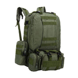 Maxbell 55L Camouflage Backpack Accessories Backpack Tactical Travel Hiking Camping Army Green