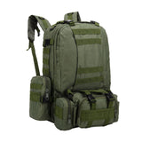 Maxbell 55L Camouflage Backpack Accessories Backpack Tactical Travel Hiking Camping Army Green