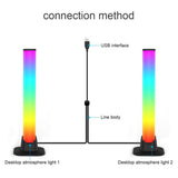 Maxbell Smart LED Light Bars Music Sync Time Timing for Room Decoration