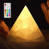 Maxbell Pyramid Lamp 7 Colors Dimmable Multicolor LED Night Light for Bedroom Office