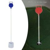 Maxbell Golf Flagsticks Hole Cup Putting Training Green Flag Pole for Backyard Blue