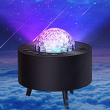 Maxbell Star Projector Night Light LED with Bluetooth Speaker for Adults Party Black