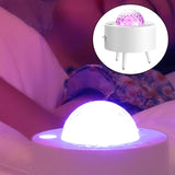 Maxbell Star Projector Night Light LED with Bluetooth Speaker for Adults Party White