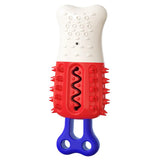 Maxbell Pet Chew Toothbrush Cleaning Toys Dogs Stick Teeth Brushing Toy White Red