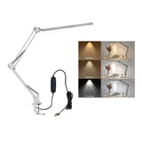 Maxbell Collapsible LED Reading Lamp with Clip USB Powered Bedside Table Light