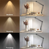 Maxbell Collapsible LED Reading Lamp with Clip USB Powered Bedside Table Light