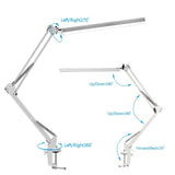 Maxbell Collapsible LED Reading Lamp with Clip USB Powered Bedside Table Light