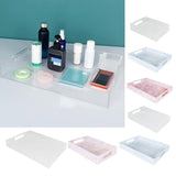 Maxbell Acrylic Tray Jewelry Rectangle Organization Makeup  24x18x5.5cm clear