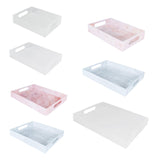 Maxbell Acrylic Tray Jewelry Rectangle Organization Makeup  24x18x5.5cm clear