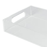 Maxbell Acrylic Tray Jewelry Rectangle Organization Makeup  24x18x5.5cm clear