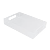 Maxbell Acrylic Tray Jewelry Rectangle Organization Makeup  30x20x5.5cm clear