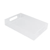 Maxbell Acrylic Tray Jewelry Rectangle Organization Makeup  30x20x5.5cm clear