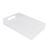 Maxbell Acrylic Tray Jewelry Rectangle Organization Makeup  30x20x5.5cm clear