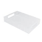 Maxbell Acrylic Tray Jewelry Rectangle Organization Makeup  30x20x5.5cm clear