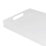 Maxbell Acrylic Tray Jewelry Rectangle Organization Makeup  40x60x5.5cm clear