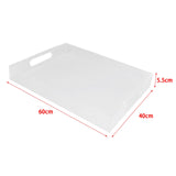 Maxbell Acrylic Tray Jewelry Rectangle Organization Makeup  40x60x5.5cm clear