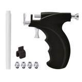 Maxbell Ear Piercing Tool Kit Stainless Steel Ears Piercer Machine Home Use Black