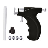 Maxbell Ear Piercing Tool Kit Stainless Steel Ears Piercer Machine Home Use Black