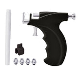 Maxbell Ear Piercing Tool Kit Stainless Steel Ears Piercer Machine Home Use Black