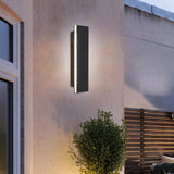 Maxbell Modern LED Wall Light Waterproof Outdoor Wall Lamp Sconce 30cm White