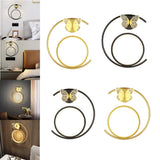 Maxbell Iron Wall Sconce Light Butterfly Lamp Light Home Corridor for Home Decor Black Left