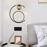 Maxbell Iron Wall Sconce Light Butterfly Lamp Light Home Corridor for Home Decor Black Left