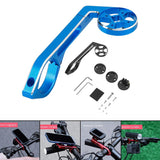 Maxbell Bicycle Table GPS Phone Seat Extension Mount Bracket for Garmin Bryton Gopro Blue