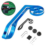 Maxbell Bicycle Table GPS Phone Seat Extension Mount Bracket for Garmin Bryton Gopro Blue