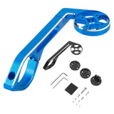 Maxbell Bicycle Table GPS Phone Seat Extension Mount Bracket for Garmin Bryton Gopro Blue