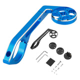 Maxbell Bicycle Table GPS Phone Seat Extension Mount Bracket for Garmin Bryton Gopro Blue