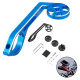 Maxbell Bicycle Table GPS Phone Seat Extension Mount Bracket for Garmin Bryton Gopro Blue