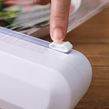 Maxbell Cling Film Dispenser with Plastic Wrap Holder Cutter Food Wrap Kitchen Tool