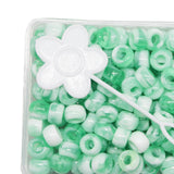 Maxbell 210Pc 5mm Candy Color Dreadlock Beads Cuffs Hair Braid Rings  Green