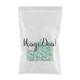 Maxbell 210Pc 5mm Candy Color Dreadlock Beads Cuffs Hair Braid Rings  Green