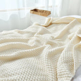 Maxbell Soft Blanket Comfortable Air Conditioning Blankets Beige 130x170cm