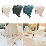 Maxbell Soft Blanket Comfortable Air Conditioning Blankets Beige 130x170cm