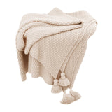 Maxbell Soft Blanket Comfortable Air Conditioning Blankets Beige 130x170cm
