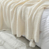 Maxbell Soft Blanket Comfortable Air Conditioning Blankets Beige 130x170cm