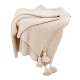 Maxbell Soft Blanket Comfortable Air Conditioning Blankets Beige 130x170cm