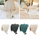 Maxbell Soft Blanket Comfortable Air Conditioning Blankets Beige 130x170cm