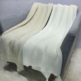 Maxbell Soft Blanket Comfortable Air Conditioning Blankets Beige 130x170cm